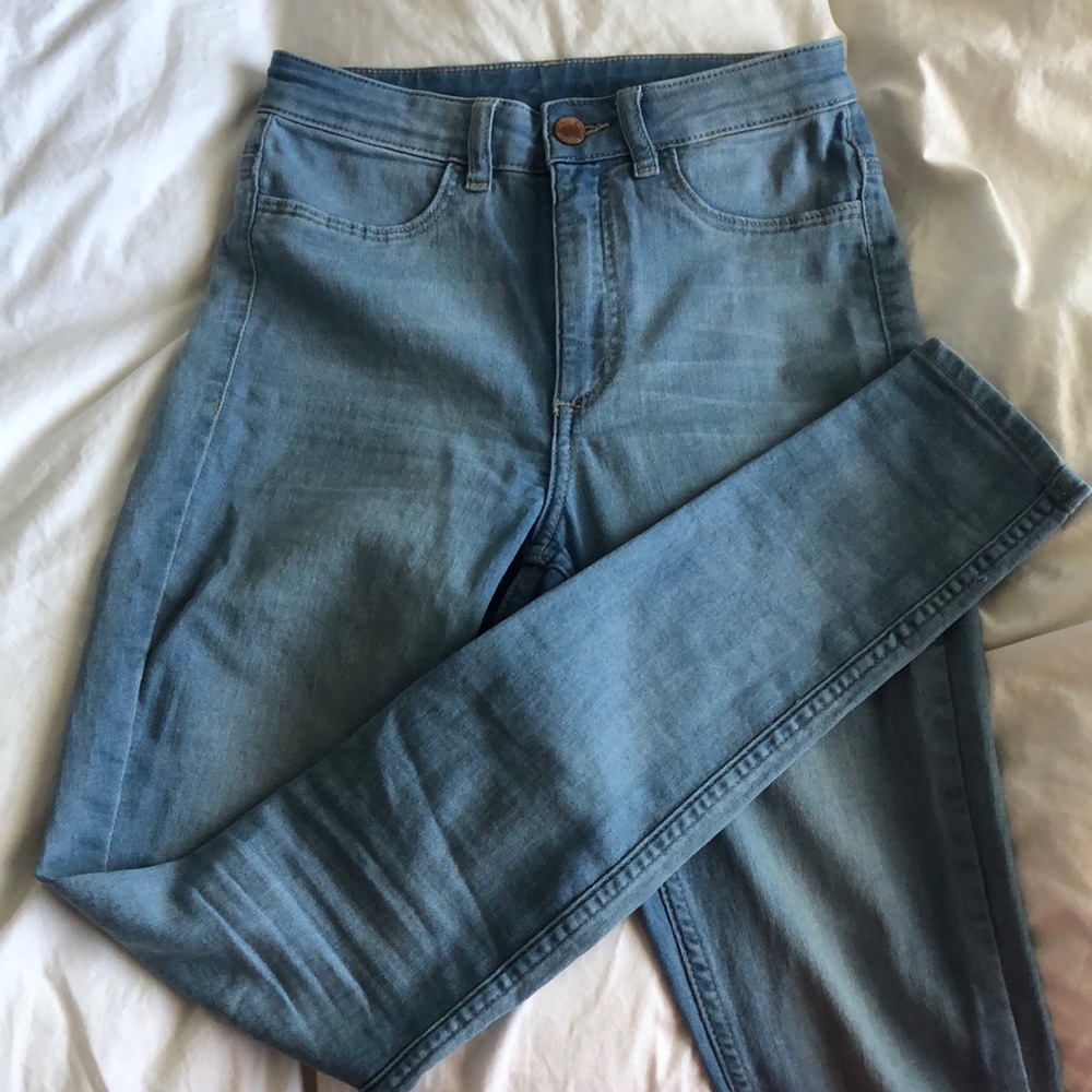 H&M Light Blue Denim Skinny Jeans